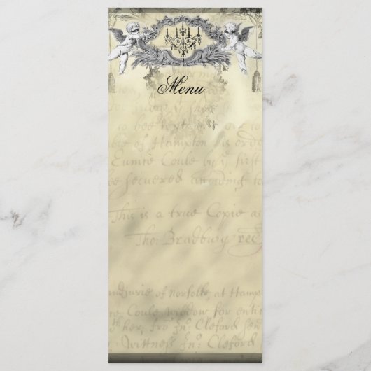 Het menu Halloween Ball (Achterkant)