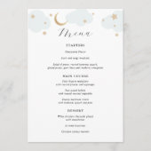 Het menu Moon Blue en Gold (Voorkant)