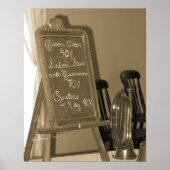 Het menu poster (Voorkant)