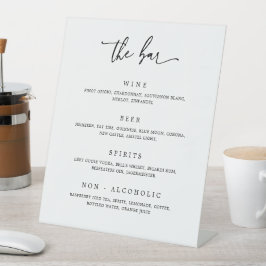 Het Menu Receptie Pedestal Sign B13 van de Drink v Reclamebord Met Voetstuk