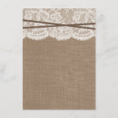 Het menu Rustic Nautical Anchor Wedding Collectie (Achterkant)