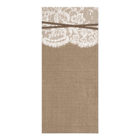 Het menu Rustic Nautical Anchor Wedding Collectie (Achterkant)