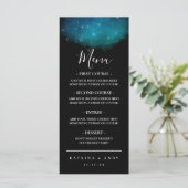 Het menu Stars Alignment Wedding Dinner (Staand voorkant)