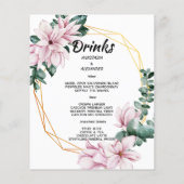 Het menu van de begroting/van de Bieden/van het Fl (Achterkant)