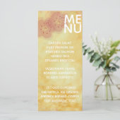 Het Menu van de bruiloft Aziatische Influenced Gol (Staand voorkant)