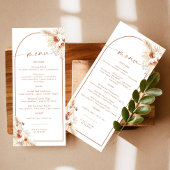 Het Menu van de bruiloft + Dank u Nota | Opmerking