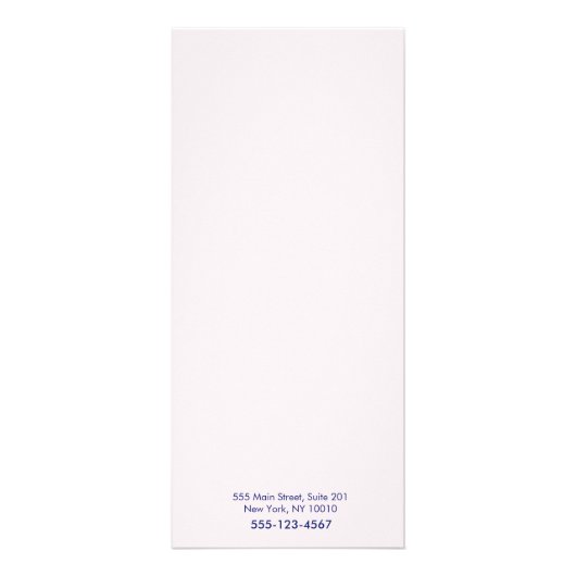 Het menu van de Dienst van de Spa van de Salon van (Achterkant)