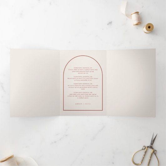 Het Menu van de Drinken van de Kerk Cream & Terrac (Binnen)