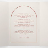 Het Menu van de Drinken van de Kerk Cream & Terrac (Binnenkant midden)