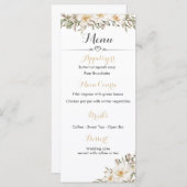 Het Menu van de Ontvanging van het huwelijk met Ma (Voorkant / Achterkant)