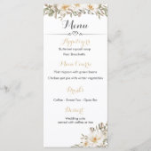 Het Menu van de Ontvanging van het huwelijk met Ma (Voorkant)