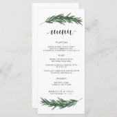 Het Menu van de Ontvangst van de Band van de water (Voorkant / Achterkant)