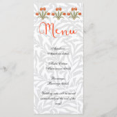 Het Menu van de Ontvangst van de bruiloft (Voorkant)
