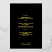 Het Menu van de weddenschap Elegant Calligrafie Ec Folie Uitnodiging (Voorkant)