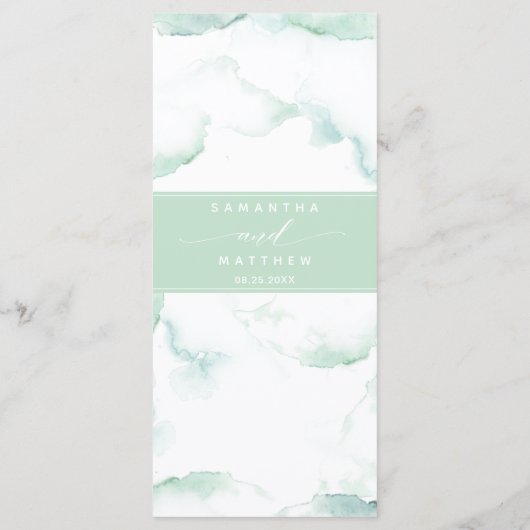 Het Menu van de weddenschap met de Naam van de Gas (Achterkant)