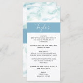 Het menu van de weddenschap met de Naam van de Gas (Voorkant / Achterkant)