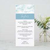 Het menu van de weddenschap met de Naam van de Gas (Staand voorkant)