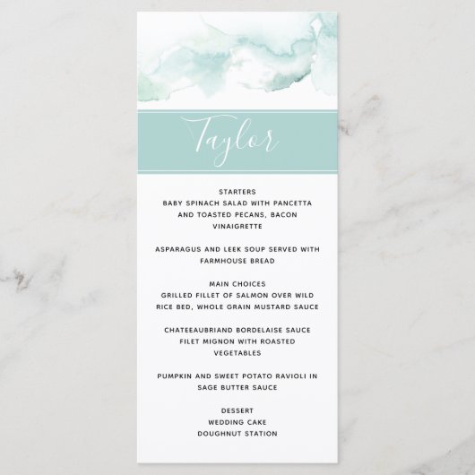 Het Menu van de weddenschap met de Naam van de Gas (Voorkant)