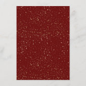 Het menu van het diner van de Whimsical Burgundy G (Achterkant)