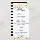Het menu van het huwelijksfeest (Voorkant / Achterkant)