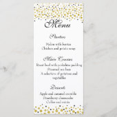 Het menu van het huwelijksfeest (Voorkant)