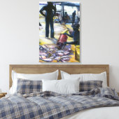 Het menu van vandaag Bahama’s Canvas Afdruk (Insitu (Slaapkamer))