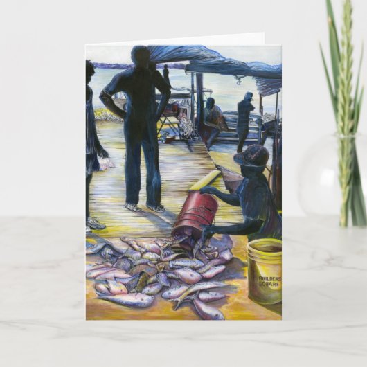 Het menu van vandaag Bahamas Wenskaart (Voorkant)