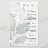 Het menu Waterverf van de Bigantie van de Bouw van (Voorkant)