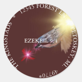 HET MERK RONDE STICKER