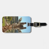 Het merkwaardige Bagagelabel van de Giraffe (Voorkant horizontaal)
