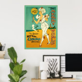 Het Merry World ~  Theater Poster ~ 1894 (Thuiskantoor)