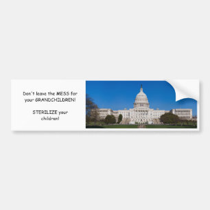 Het MESS in DC. Bumpersticker