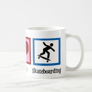 Het Met een skateboard rijden van de Liefde van de Koffiemok