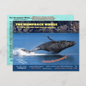 Het met uitsterven bedreigde briefkaart van de bul (Voorkant / Achterkant)