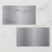 Het metaal Visitekaartje van de Chiropodist van de (Voorkant / Achterkant)