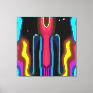 Het meten van het verschil tussen doen en zeggen canvas afdruk