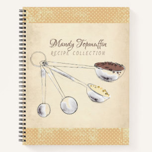 Het meten van lepels persoonlijk kookboek recept n notitieboek