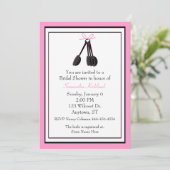 Het meten van Spoons Bridal Shower Uitnodiging (Staand voorkant)