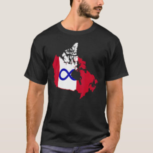 Het Métis Canada Metis People Sybol Metis Cana T-shirt