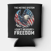 Het metrieke systeem kan de vrijheid van de Amerik Blikjeskoeler (Voorkant)