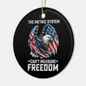 Het metrieke systeem kan de vrijheid van de Amerik Keramisch Ornament (Links)