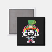 Het Mexicaanse kabouter St. Patrick's Day kostuum Magneet (Voorkant / Achterkant)