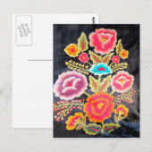 Het Mexicaanse ontwerp van het Borduurwerk Briefkaart (Voorkant / Achterkant)
