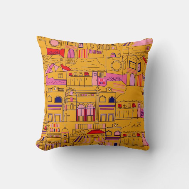 Het Mexicaanse patroon naadloos design. Decoraties Kussen (Voorkant)