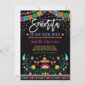 Het Mexicaanse Senorita Fiesta Baby shower Kaart (Voorkant)