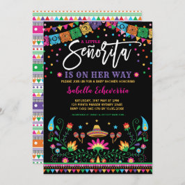 Het Mexicaanse Senorita Fiesta Baby shower Kaart