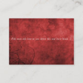 Het MEXICAANSE Visitekaartje van het RESTAURANT (Achterkant)