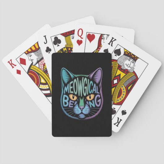 Het Miauwende Wezen Pokerkaarten (Achterkant)