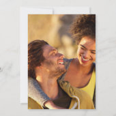 Het Micro-downsized fotohuwelijk Kaart (Achterkant)