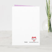 Het middagdutje: Verlate verjaardag blanco Kaart (Achterkant)